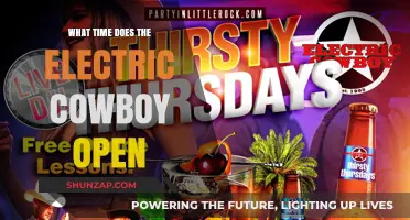 Electric Cowboy: Opening Hours and More