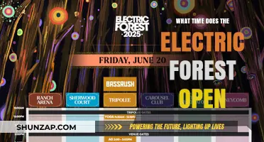 Electric Forest: Know Your Entry Times