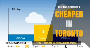 Electricity Rates in Toronto: Cheaper Times to Power Up