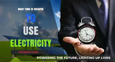 Save on Energy Bills: Discover Cheaper Electricity Usage Times