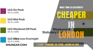 Electricity Costs in London: Cheaper Times to Run Appliances