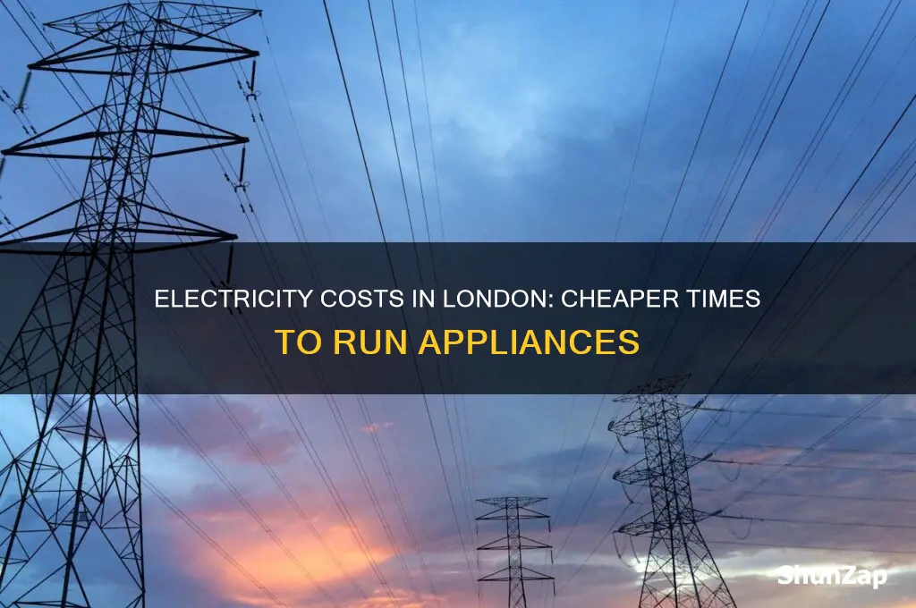 what time is electricity cheaper in london