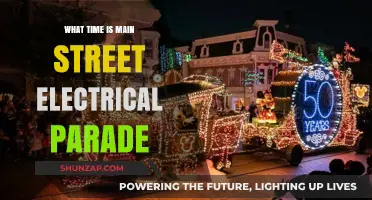 Electrical Parade Times: Magic Kingdom's Main Street