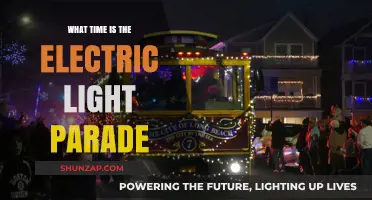 When to See the Electric Light Parade