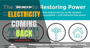 When Will Electricity Return?