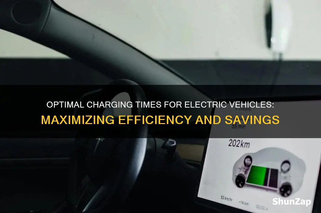 what time of day is best to charge electric car