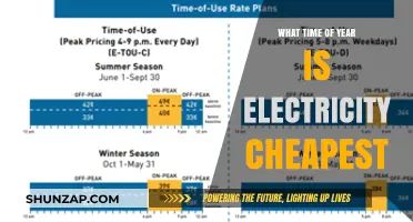 When is Electricity Cheapest Throughout the Year?