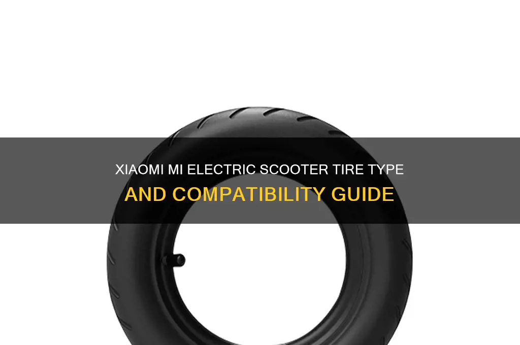 what tire does xiaomi mi electric scooter use