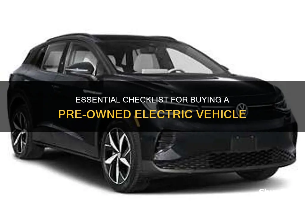 what to check when buying a used electric car