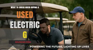Essential Checks for Buying a Used Electric Golf Cart