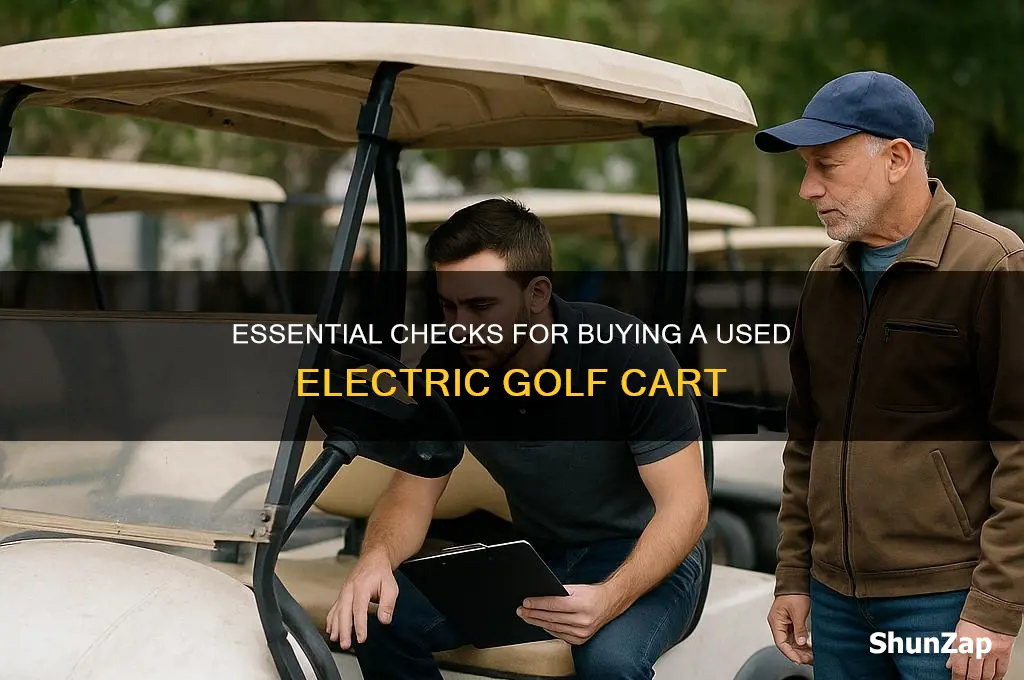 what to check when buying a used electric g