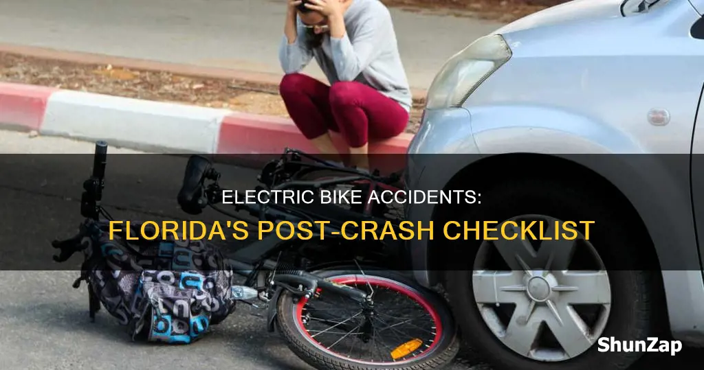 what to do after an electric bike accident in florida