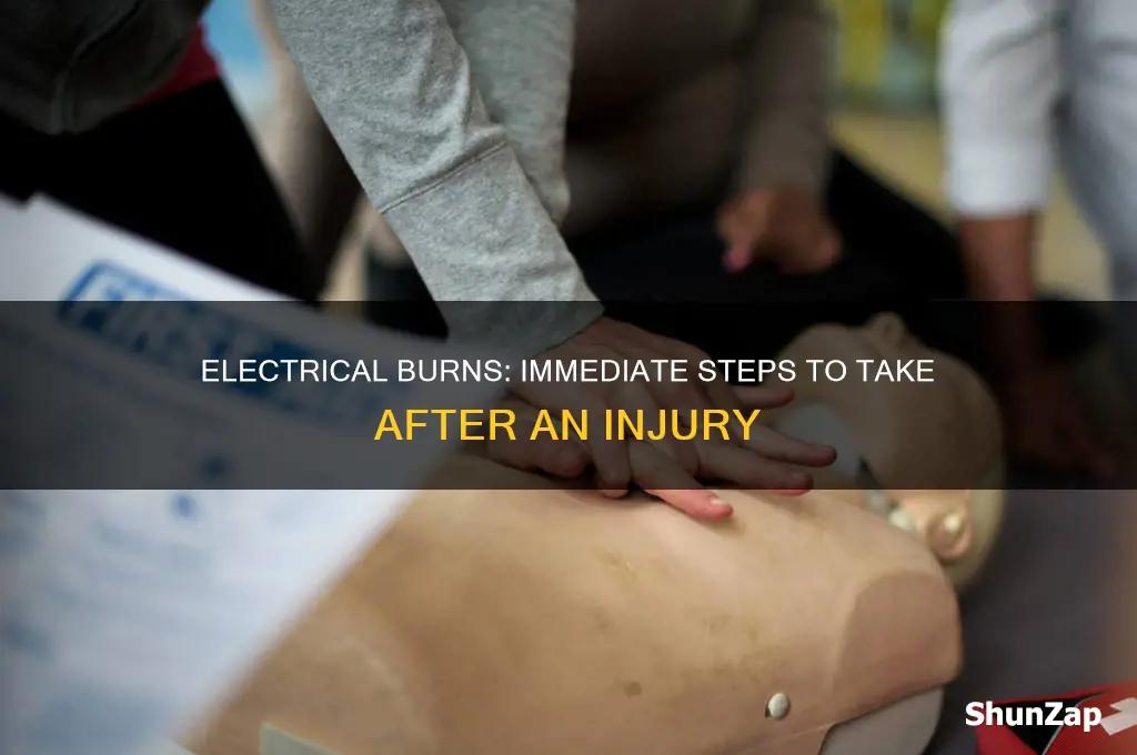 what to do after an electrical burn