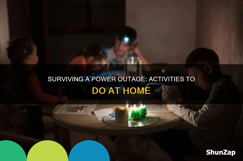 what to do at home without electricity