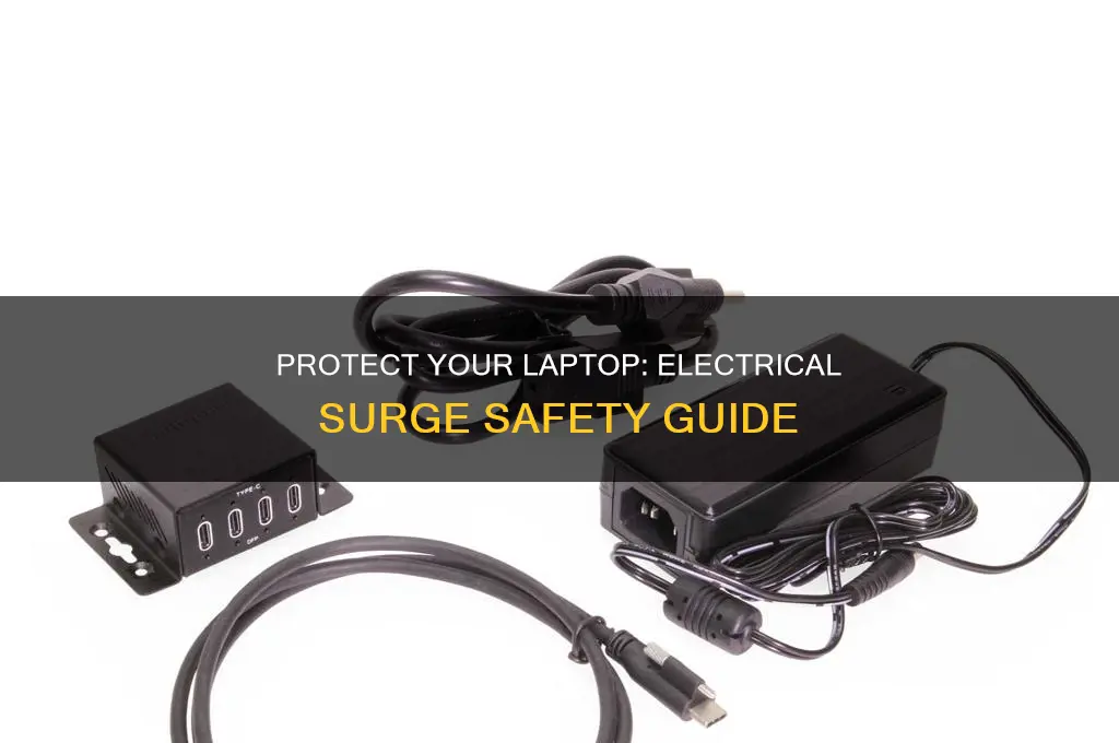 what to do during electrical surge laptop