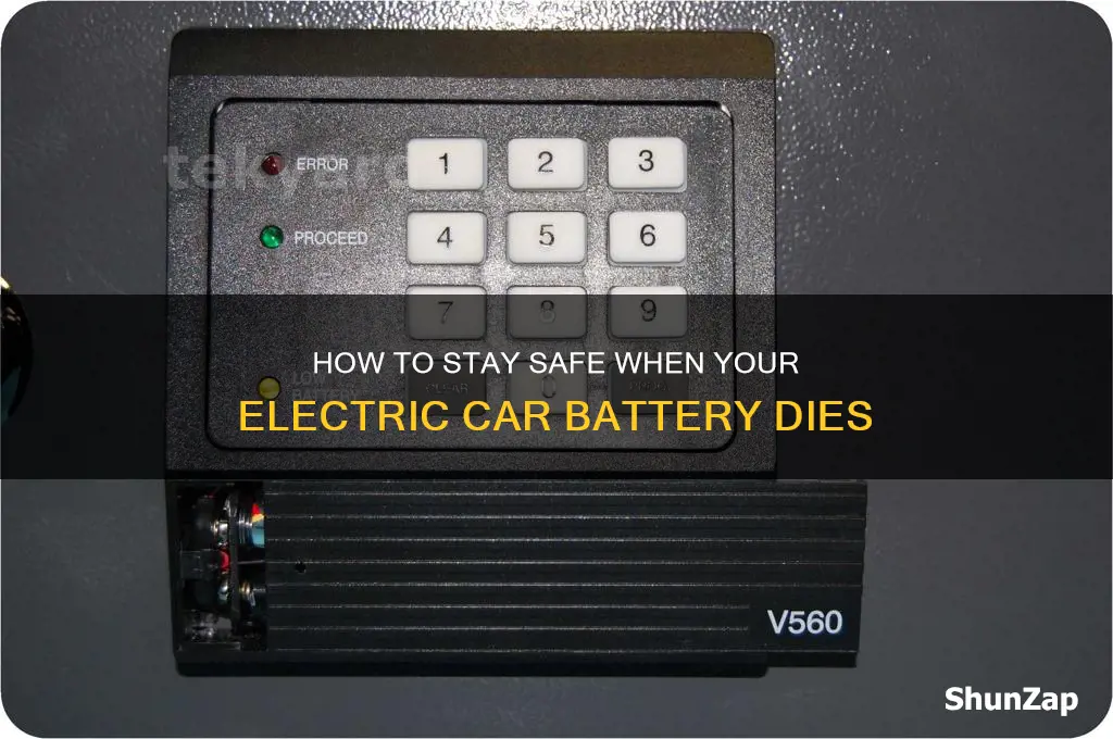 what to do electric safe battery died