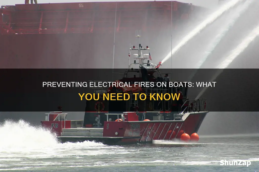 what to do electrical fire on boat
