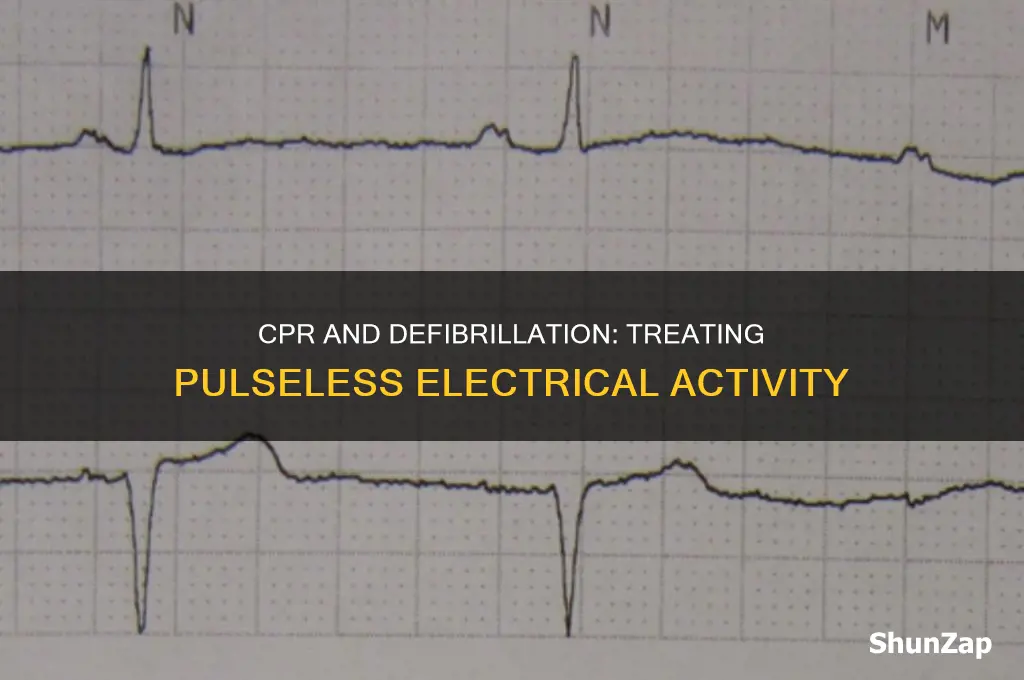 what to do for pulseless electrical activity