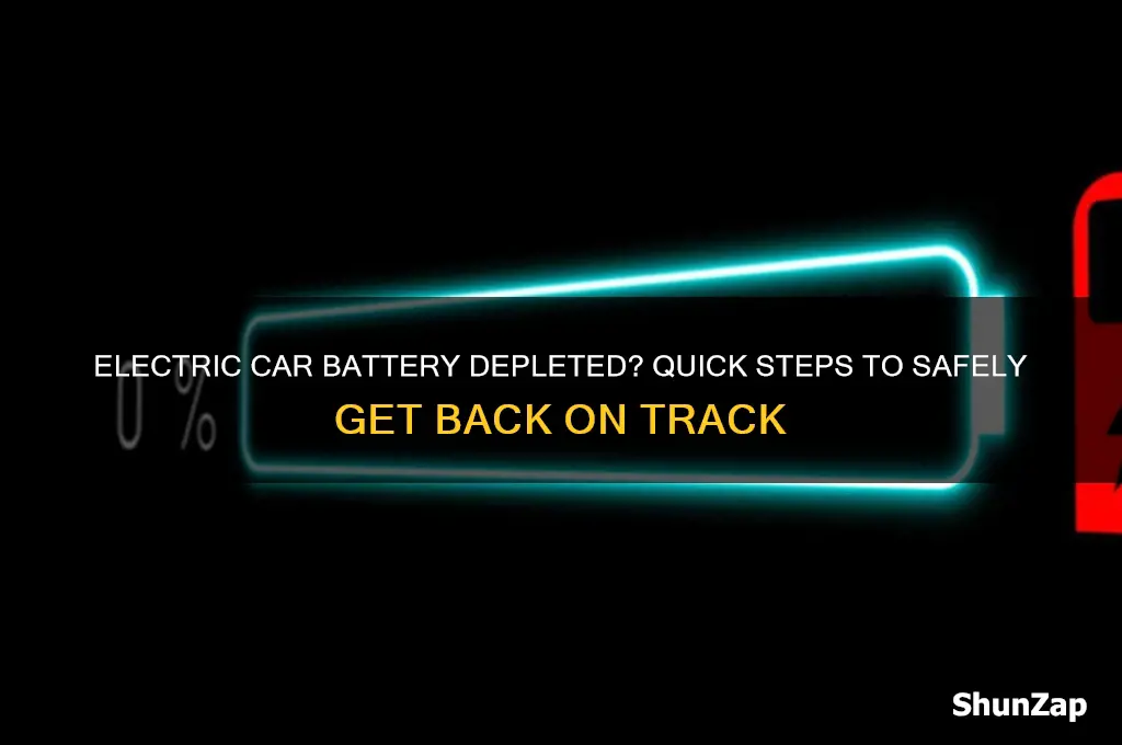 what to do if electric car runs out of battery