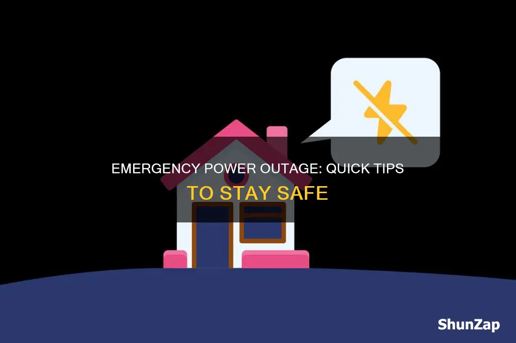 what to do if electric goes off