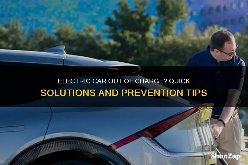 what to do when electric car looses charge