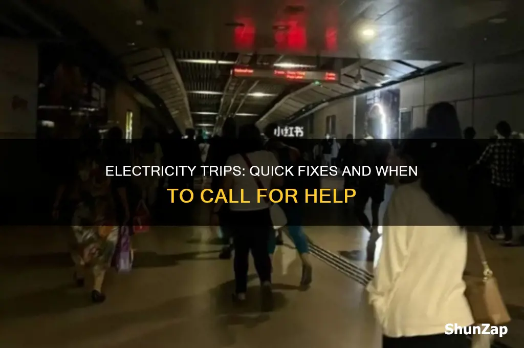 what to do when electricity trips singapore