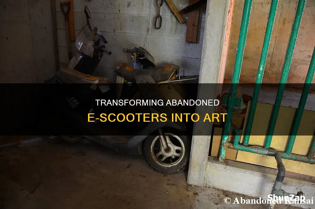 what to do with abandoned electric scooter