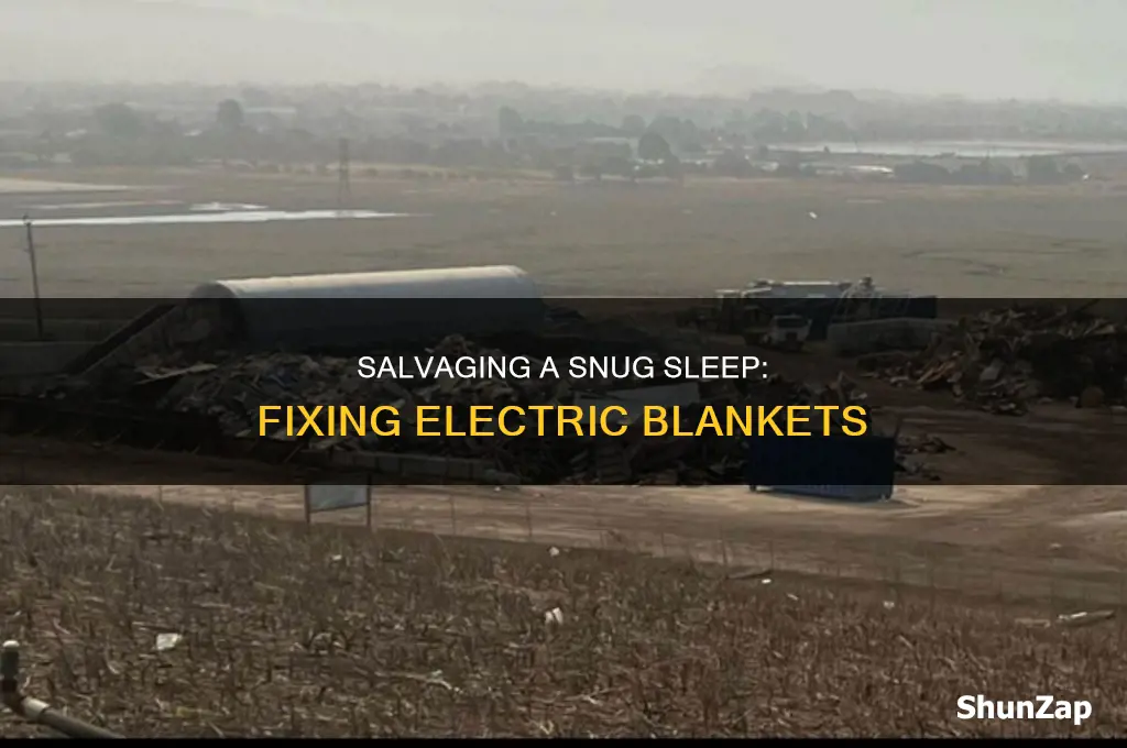 what to do with broken electric blanket