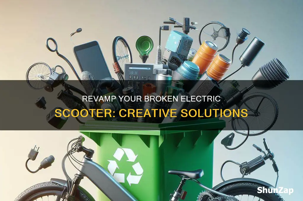 what to do with broken electric scooter