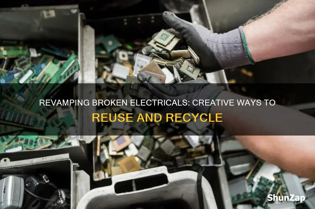what to do with broken electrical appliances
