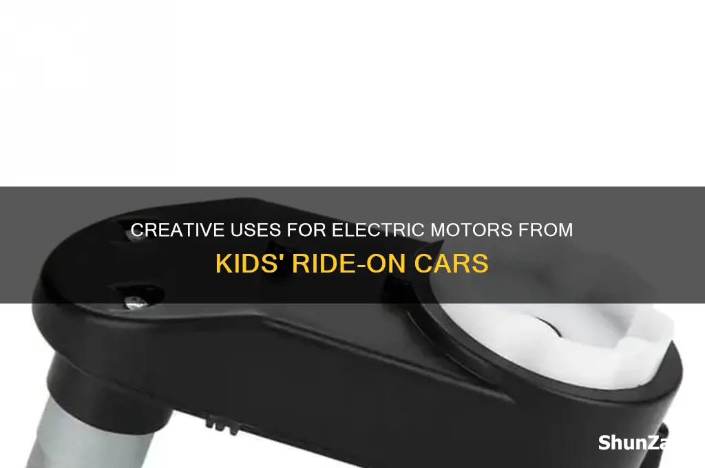 what to do with electric motor from little kid cars
