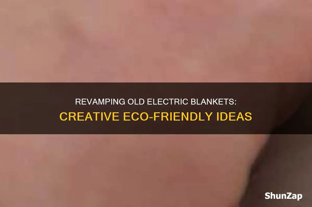 what to do with old electric blankets