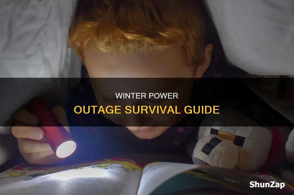 what to do without electricity in winter