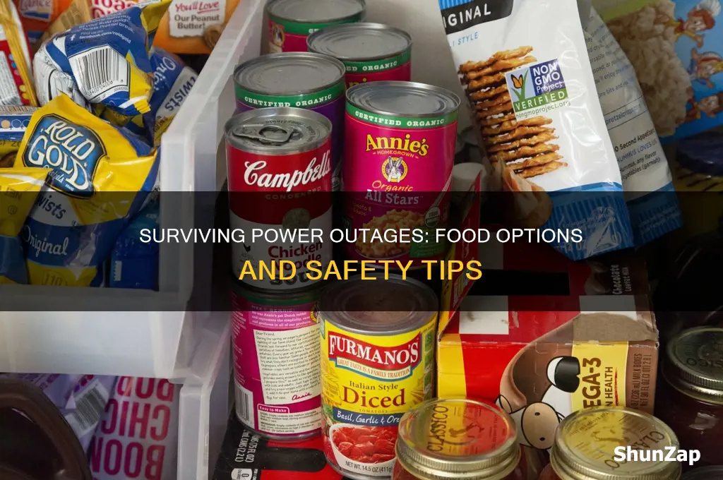 what to eat if electricity goes out
