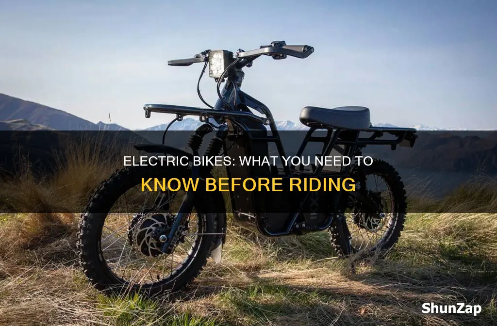 what to know about electric bikes