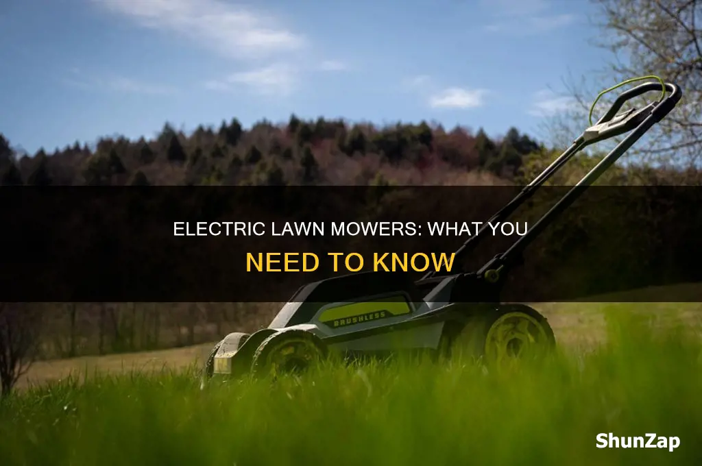 what to know about electric lawn mowers