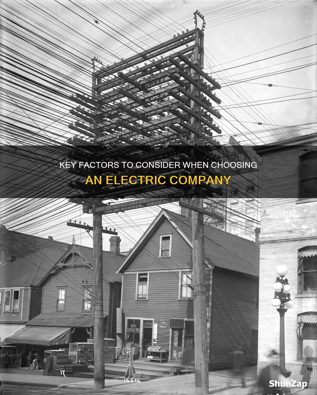 what to look for in an electric company