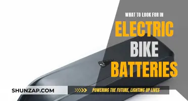 Electric Bike Batteries: Vital Features to Consider