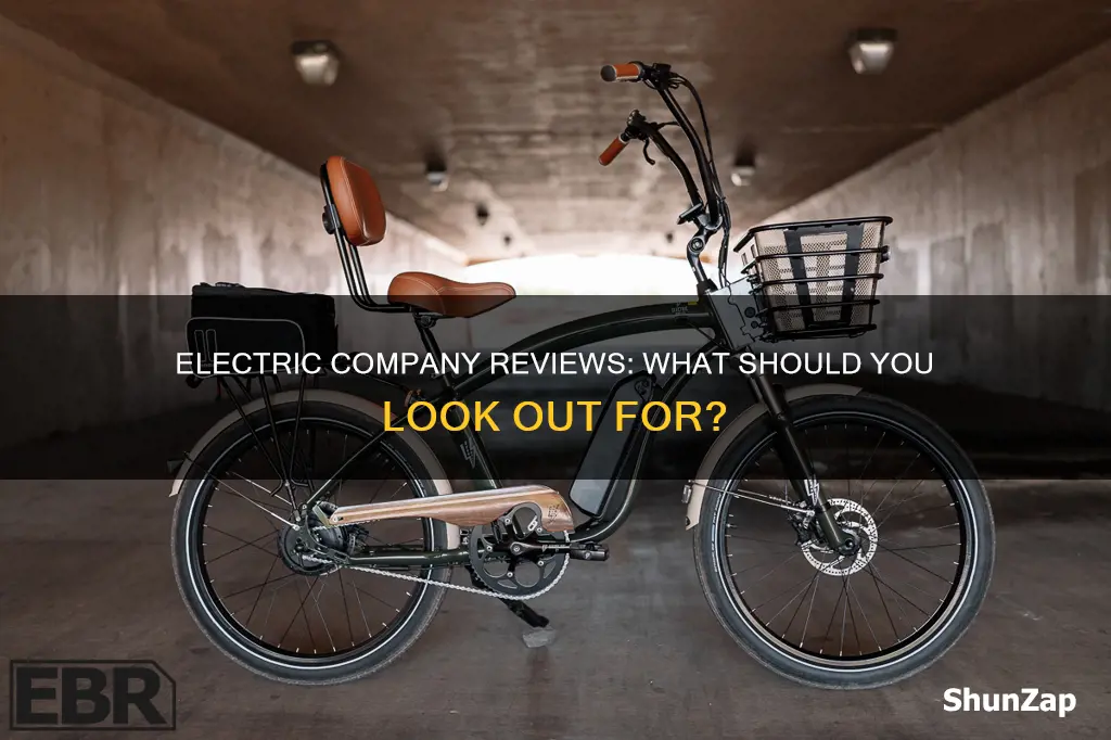 what to look for in electric company reviews