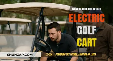 Essential Features to Inspect When Buying a Used Electric Golf Cart