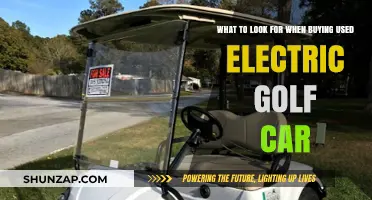 Essential Tips for Buying a Pre-Owned Electric Golf Cart