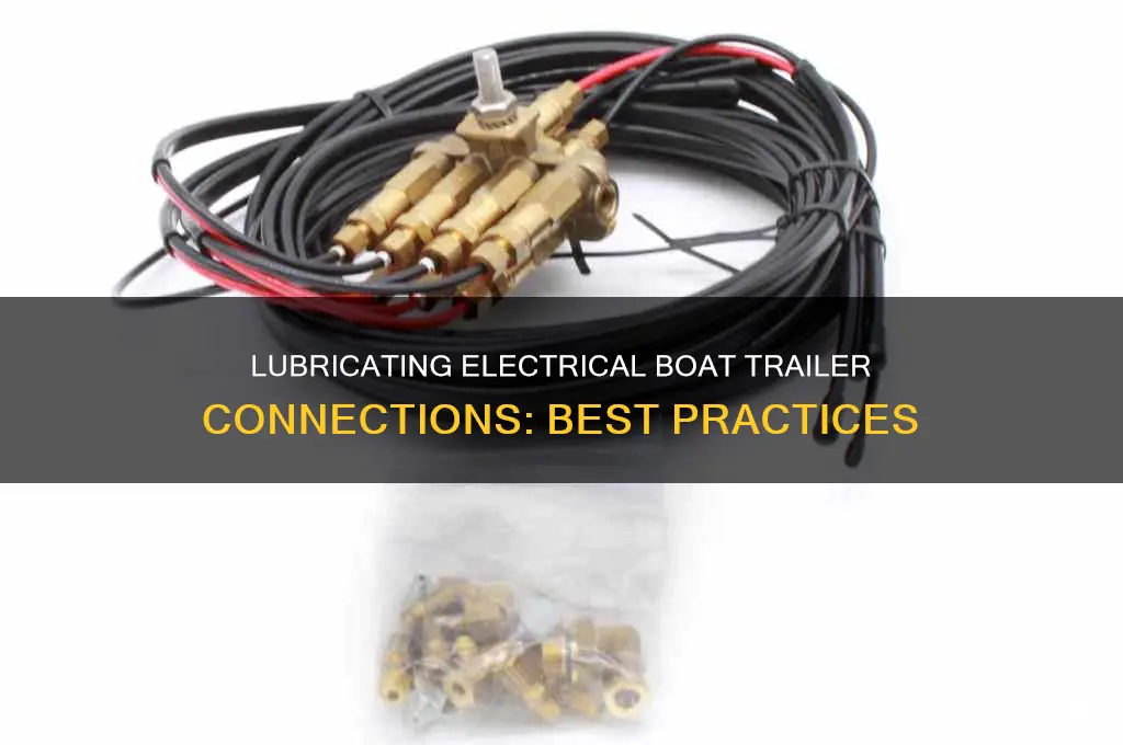 what to lubricate electrical boat triler connections