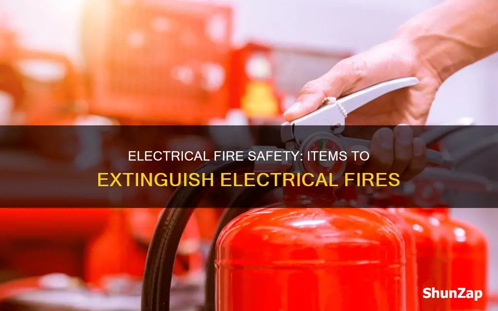 what to put on an electrical fire