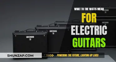 Understanding Electric Guitar Watts: Powering Your Performance