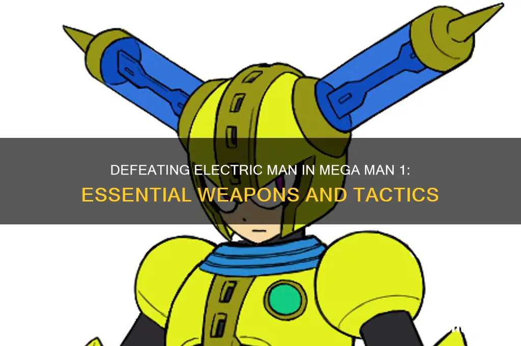 what to use against electric man mega man 1