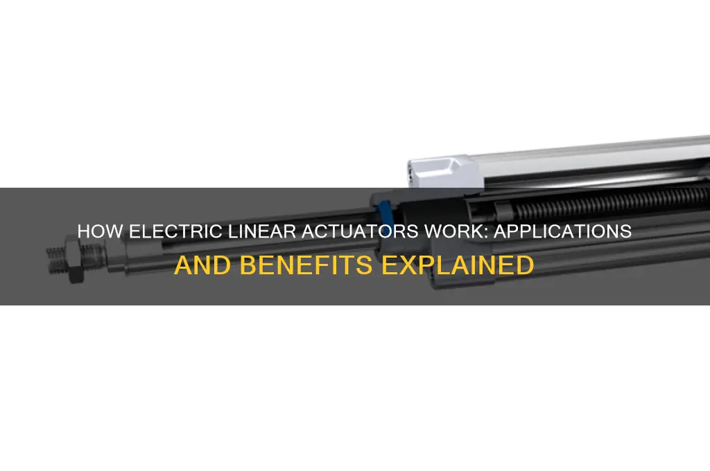 what to use electric linear actuator work