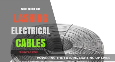 Best Materials and Tools for Securely Lashing Electrical Cables