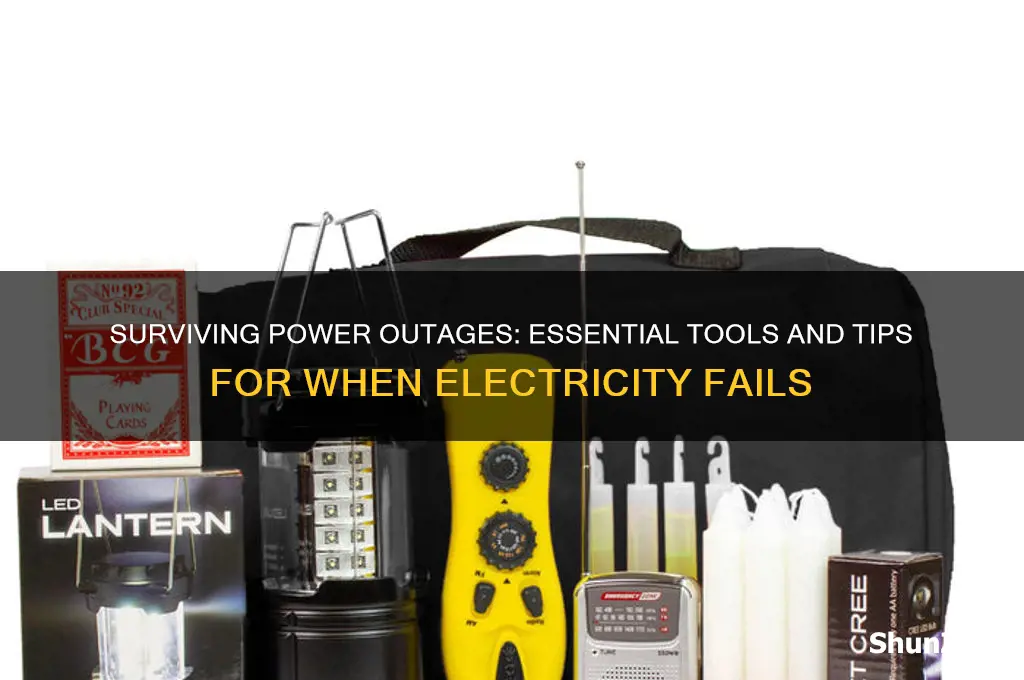 what to use if electricity goes out