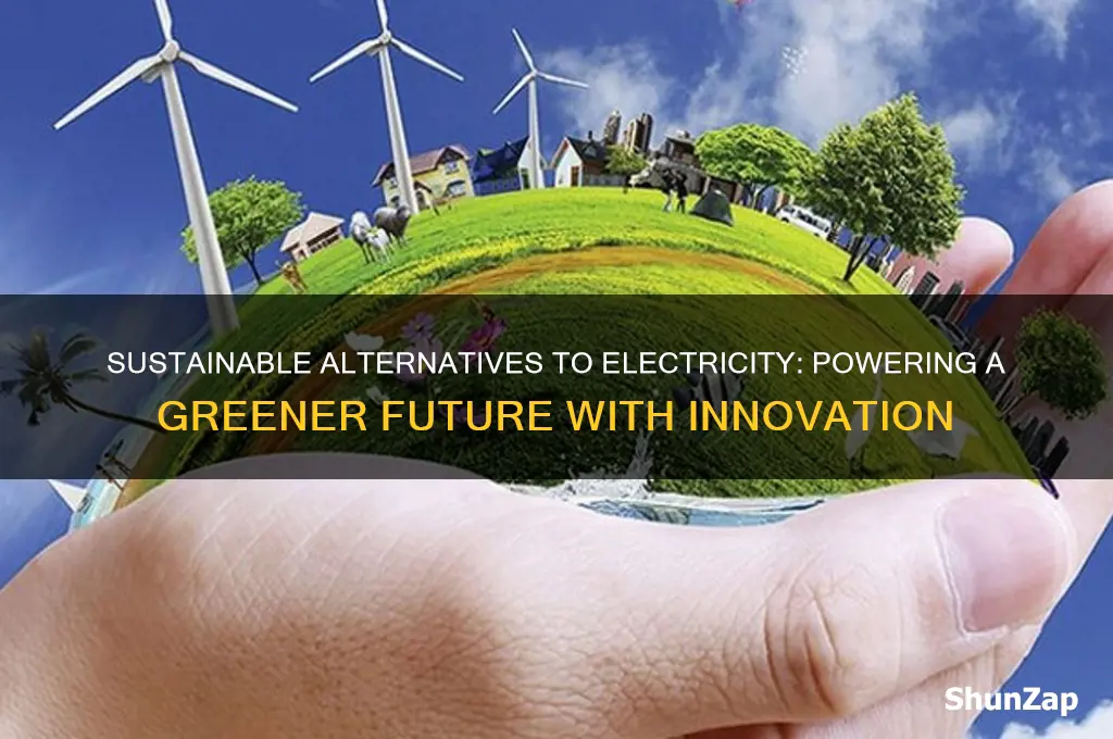 what to use instead of electricity