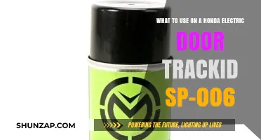Best Lubricants for Honda Electric Door Track: TrackID SP-006 Guide